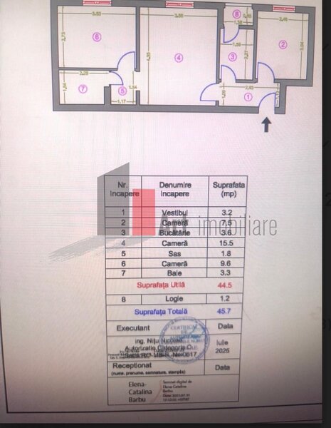 Prelungirea Ferentari, Sc. 136, vanzare apartament 3 camere.